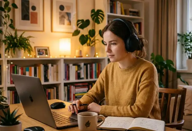 Jak technicznie wygląda terapia EMDR online - psycholog i psychotraumatolog wyjaśnia stymulację bilateralną przez internet.